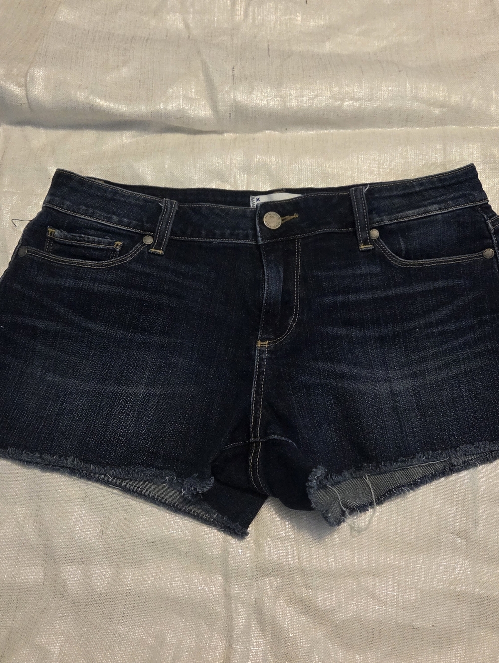 Paige Bobby Short Blue Women’s Size 28 1% Elastane